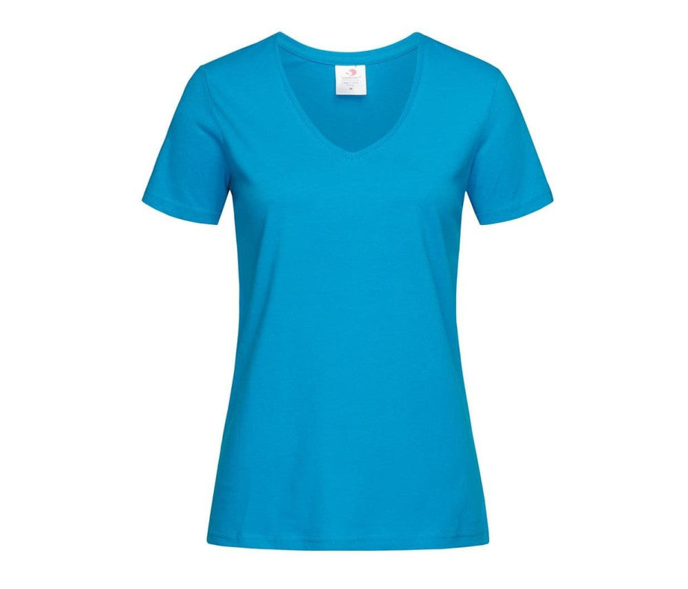 T-shirt col V Femme