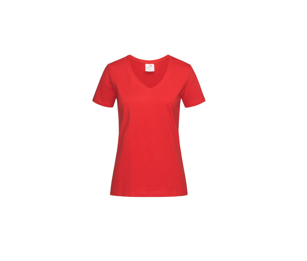T-shirt col V Femme