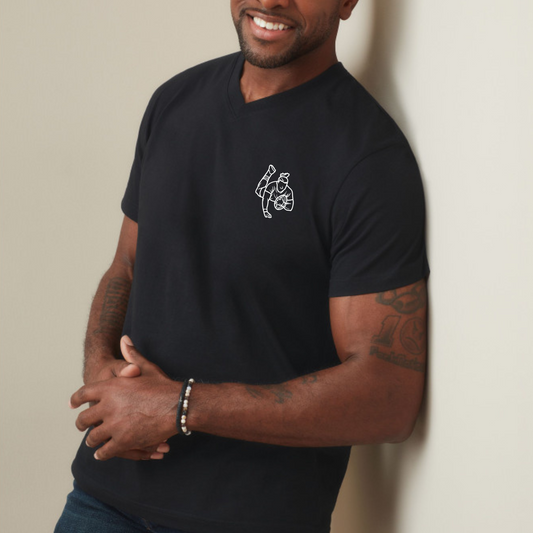 T-shirt col V Homme